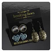 Twilight Breaking Dawn Part 2 Edward Earrings 3-Pack